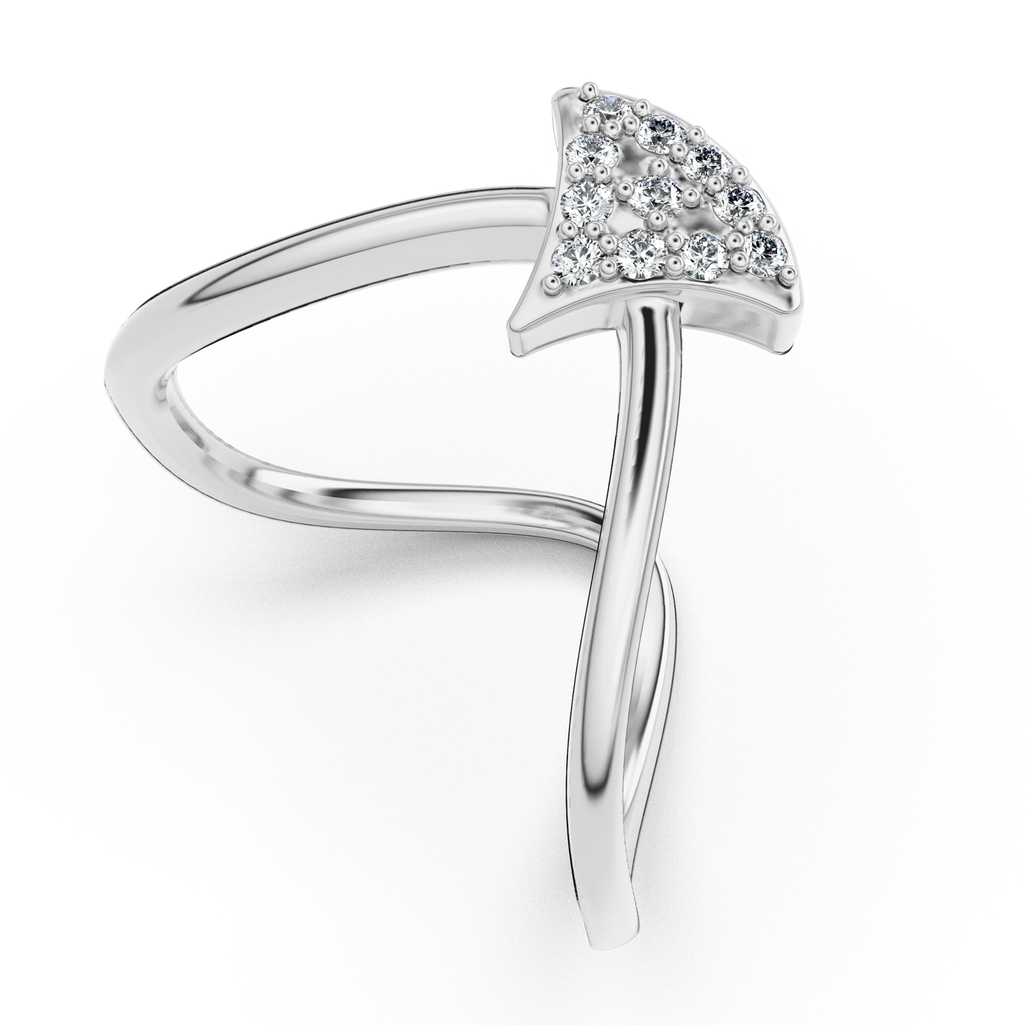 Whispering Seraph 14Kt Diamond Ring