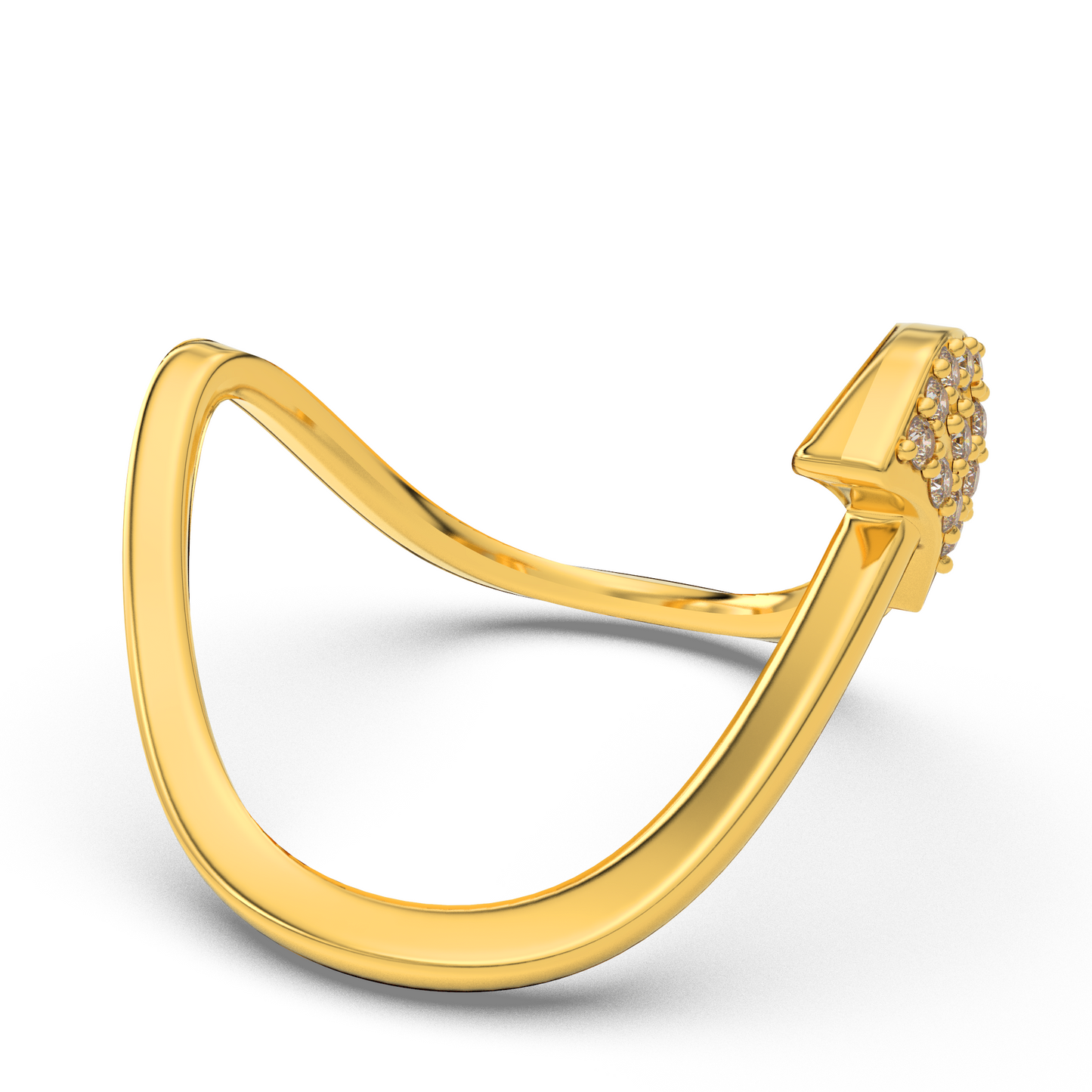 Whispering Seraph 14Kt Diamond Ring