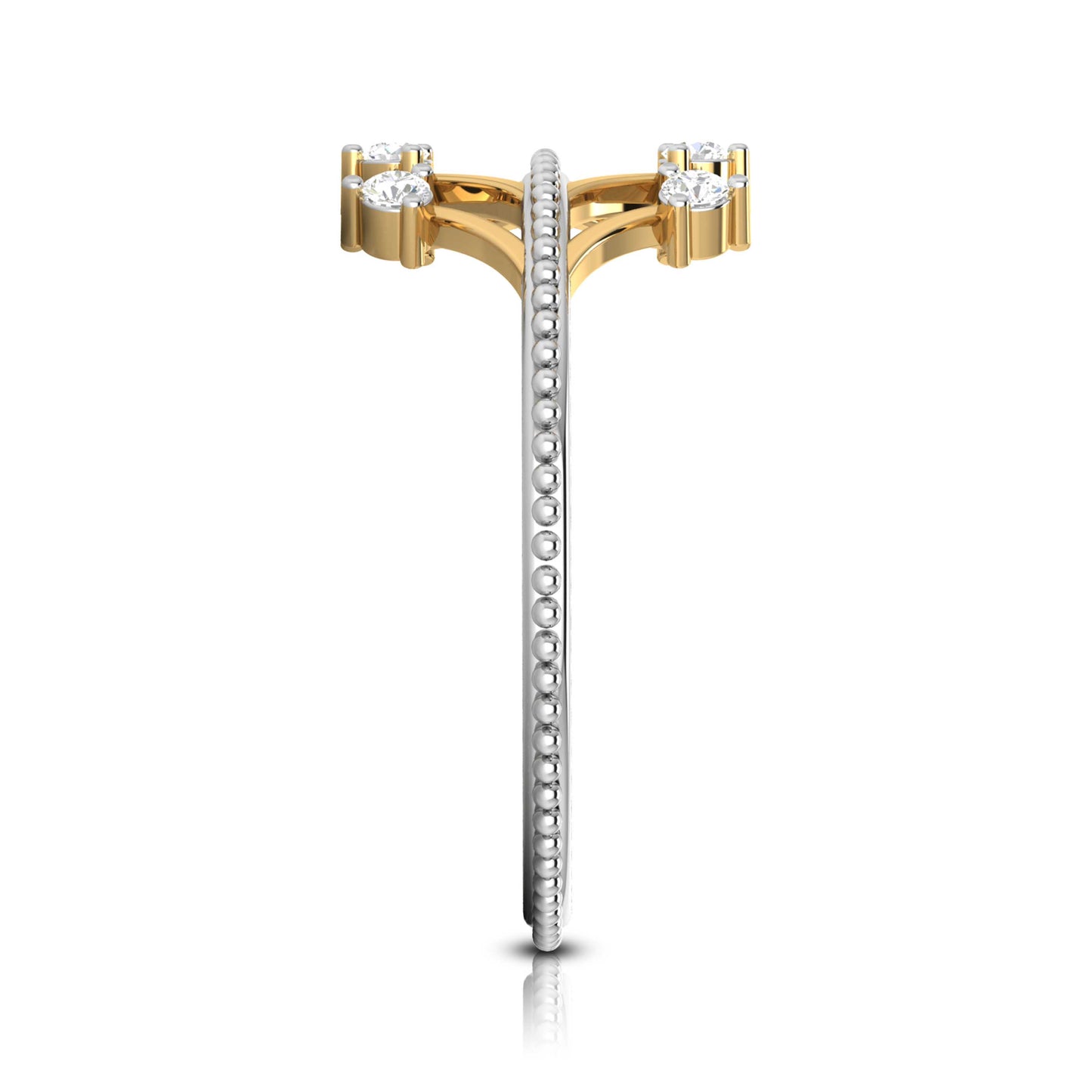 Radiant Rhapsody Resonance 18Kt Diamond Ring