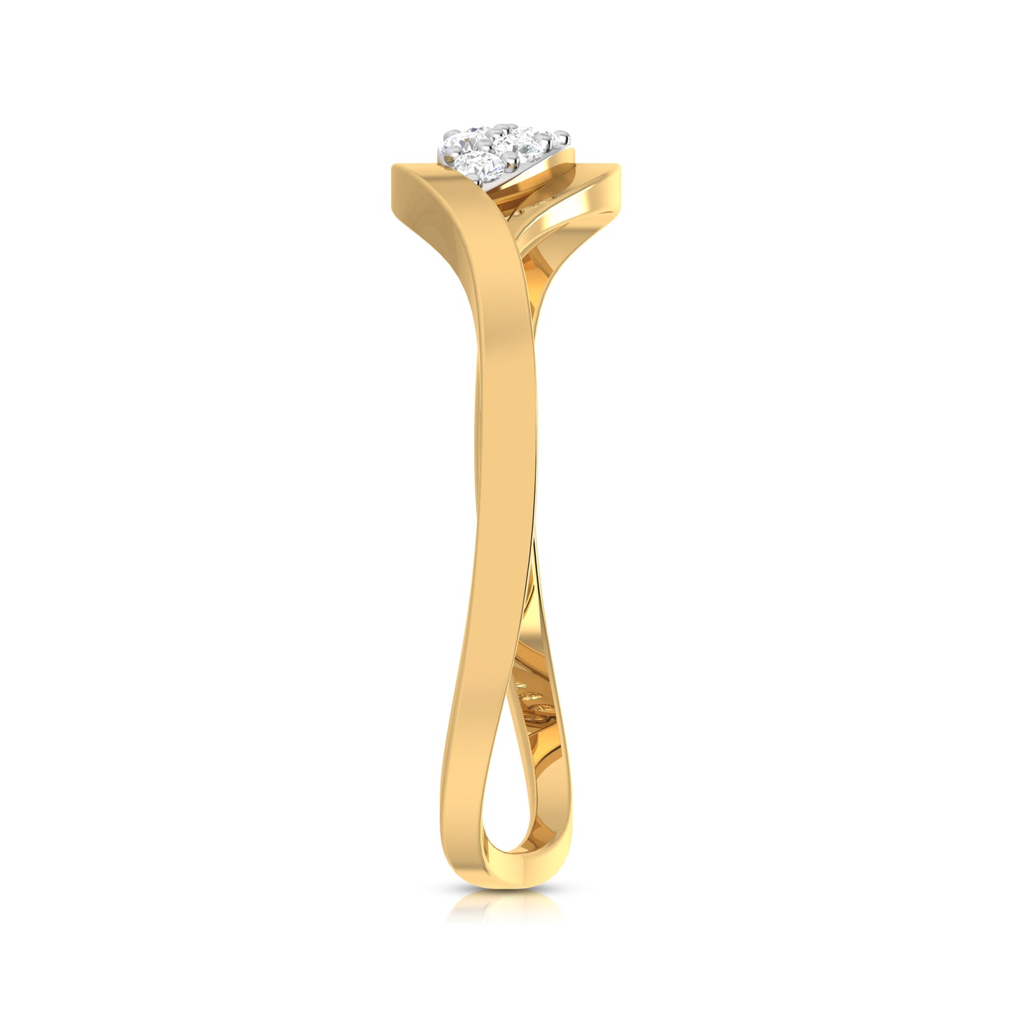 Diamond Dewdrop 18Kt Delight Ring