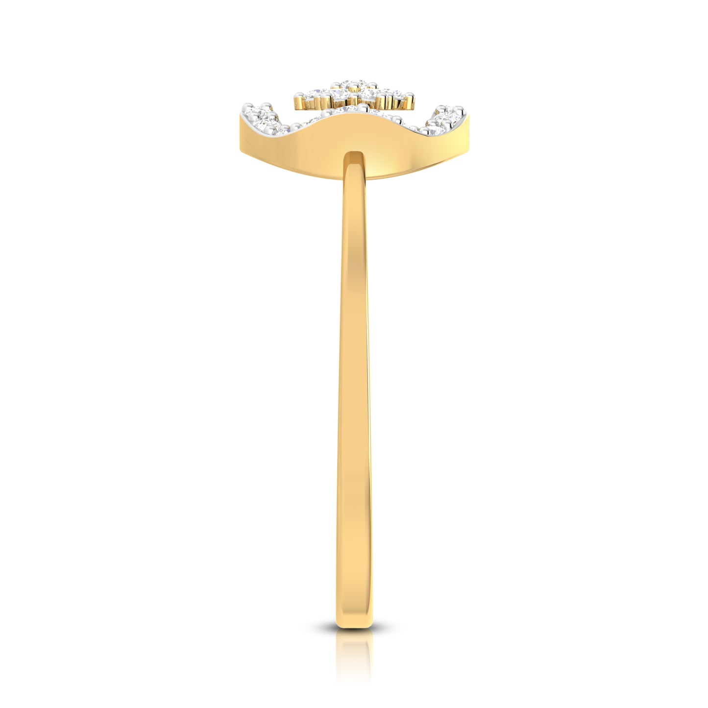 Radiant Rhapsody 18Kt Diamond Ring