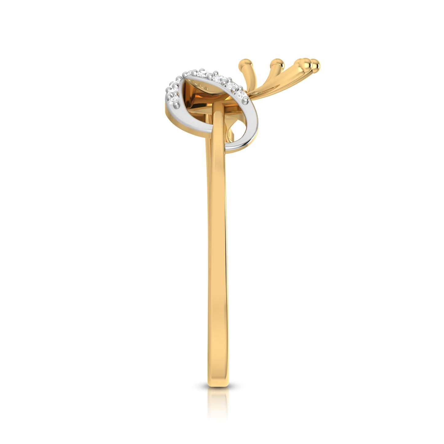 Blushing Blossom 18Kt Diamond Ring