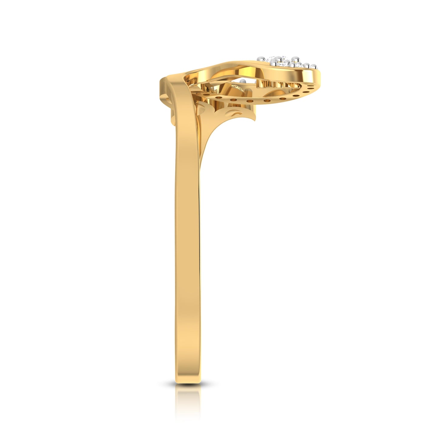 Lustrous Lace 18Kt Diamond Ring