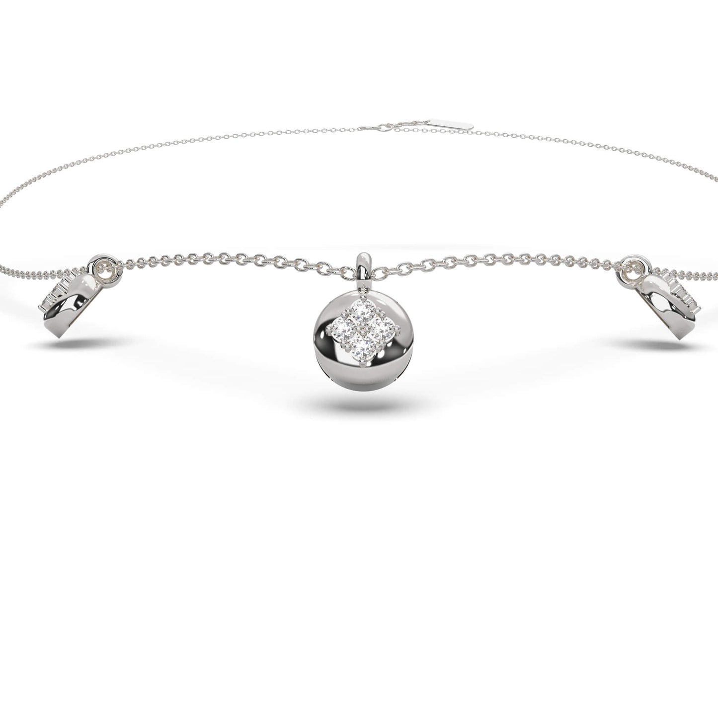 Twinkling Tranquility Diamond Necklace 18k