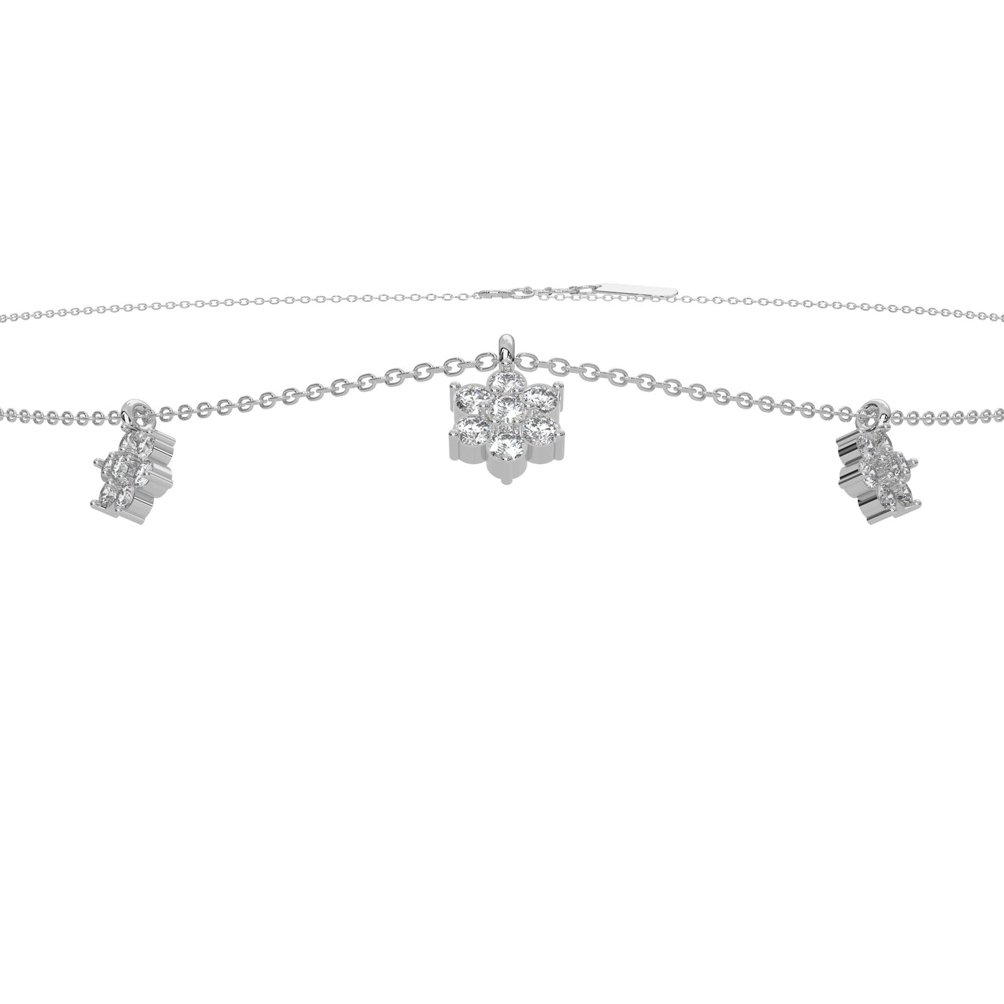 Bedazzling Brilliance Diamond Necklace 18k