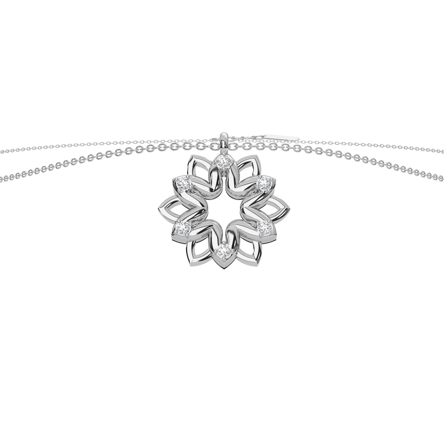 Whispering Willow Necklace 18k