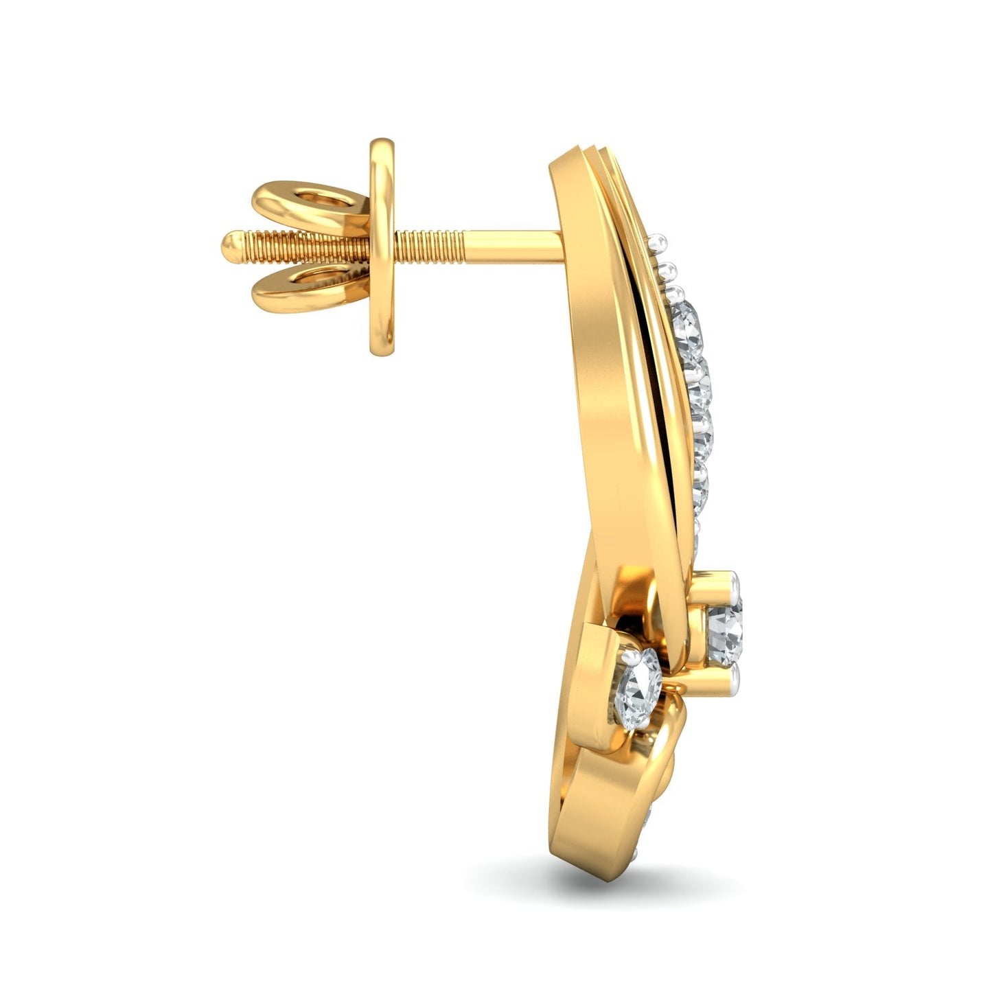 Harmonic Hues Diamond Huggies 18K