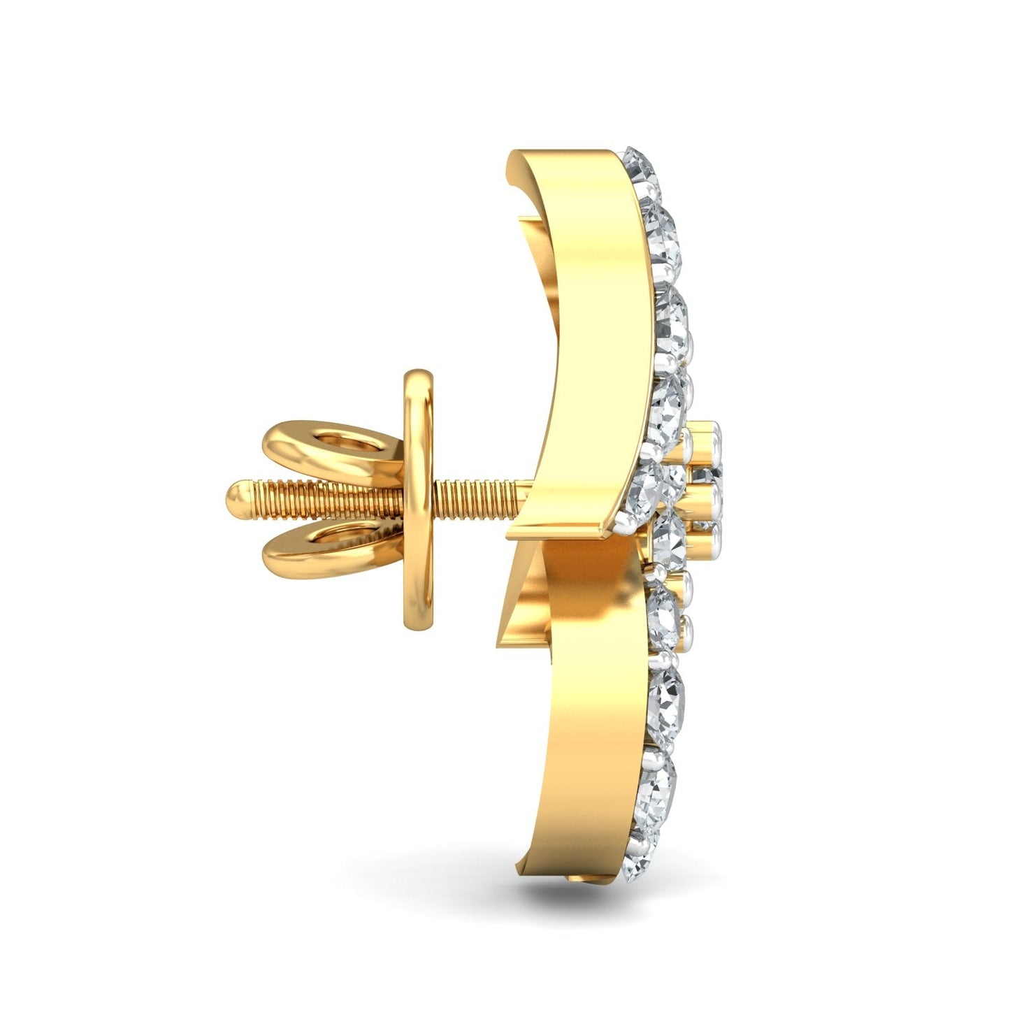 Radiant Raindrop Diamond Dangles 18K