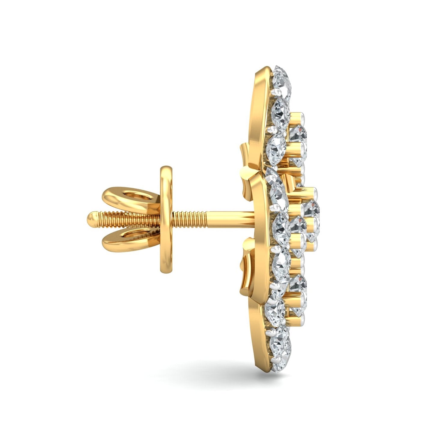 Moonlit Meadow Diamond Huggies 18K