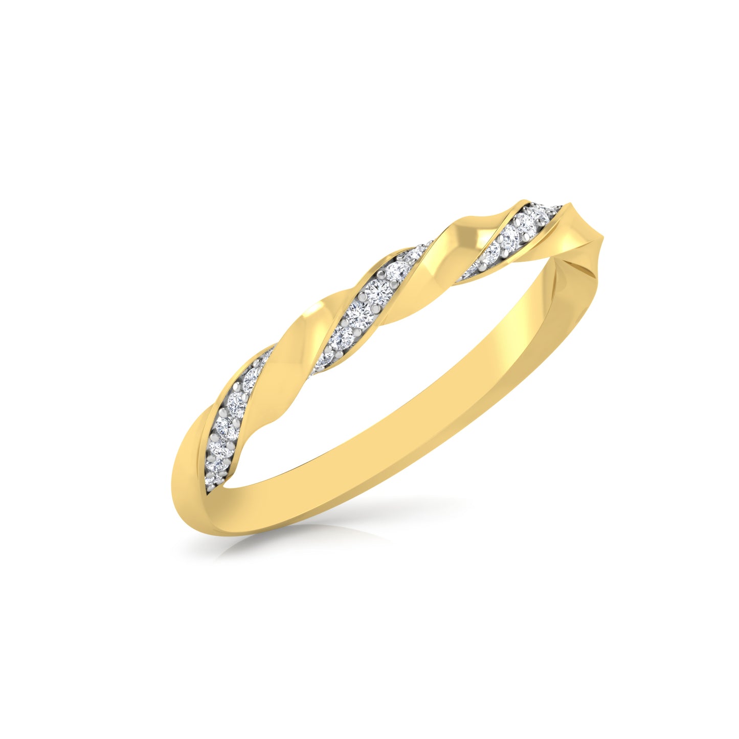 Enigmatic Elegance Enchant 14Kt Diamond Ring