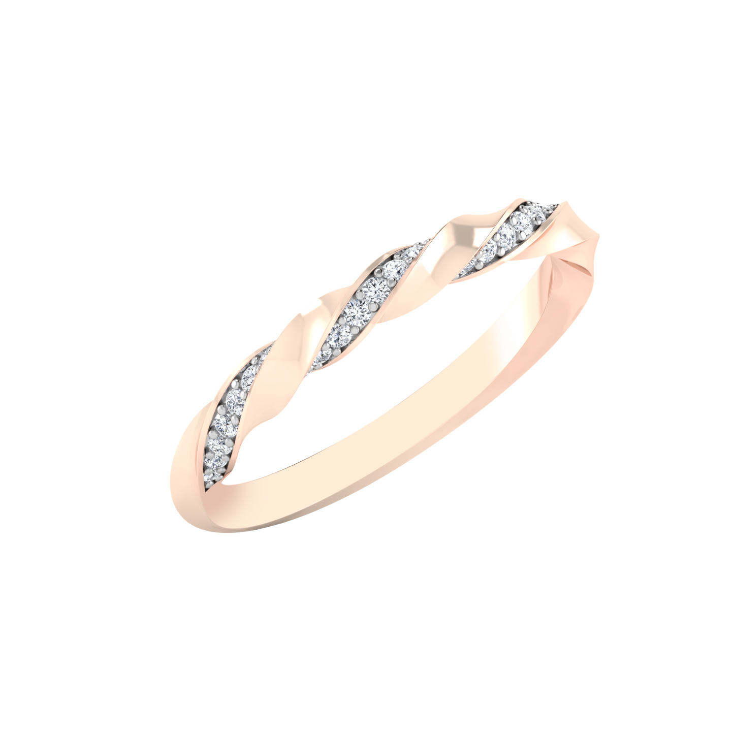 Enigmatic Elegance Enchant 14Kt Diamond Ring