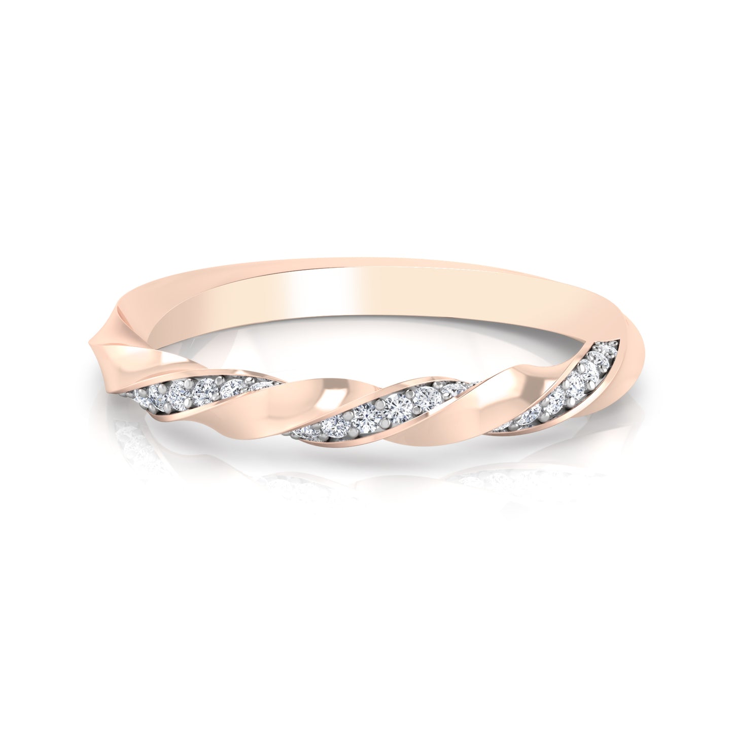 Enigmatic Elegance Enchant 14Kt Diamond Ring