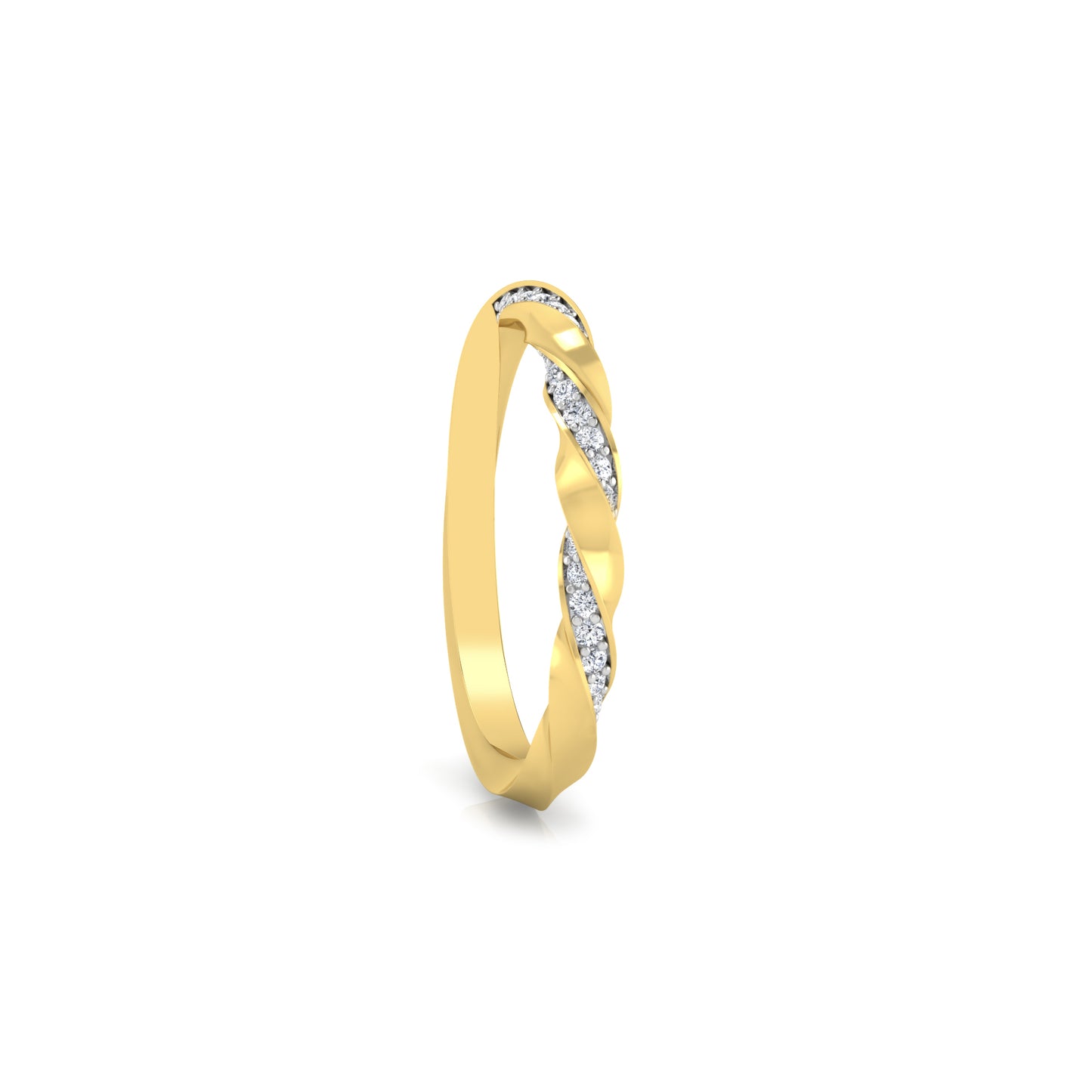 Enigmatic Elegance Enchant 14Kt Diamond Ring