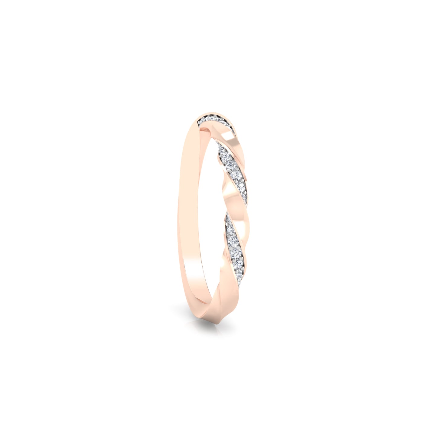 Enigmatic Elegance Enchant 14Kt Diamond Ring