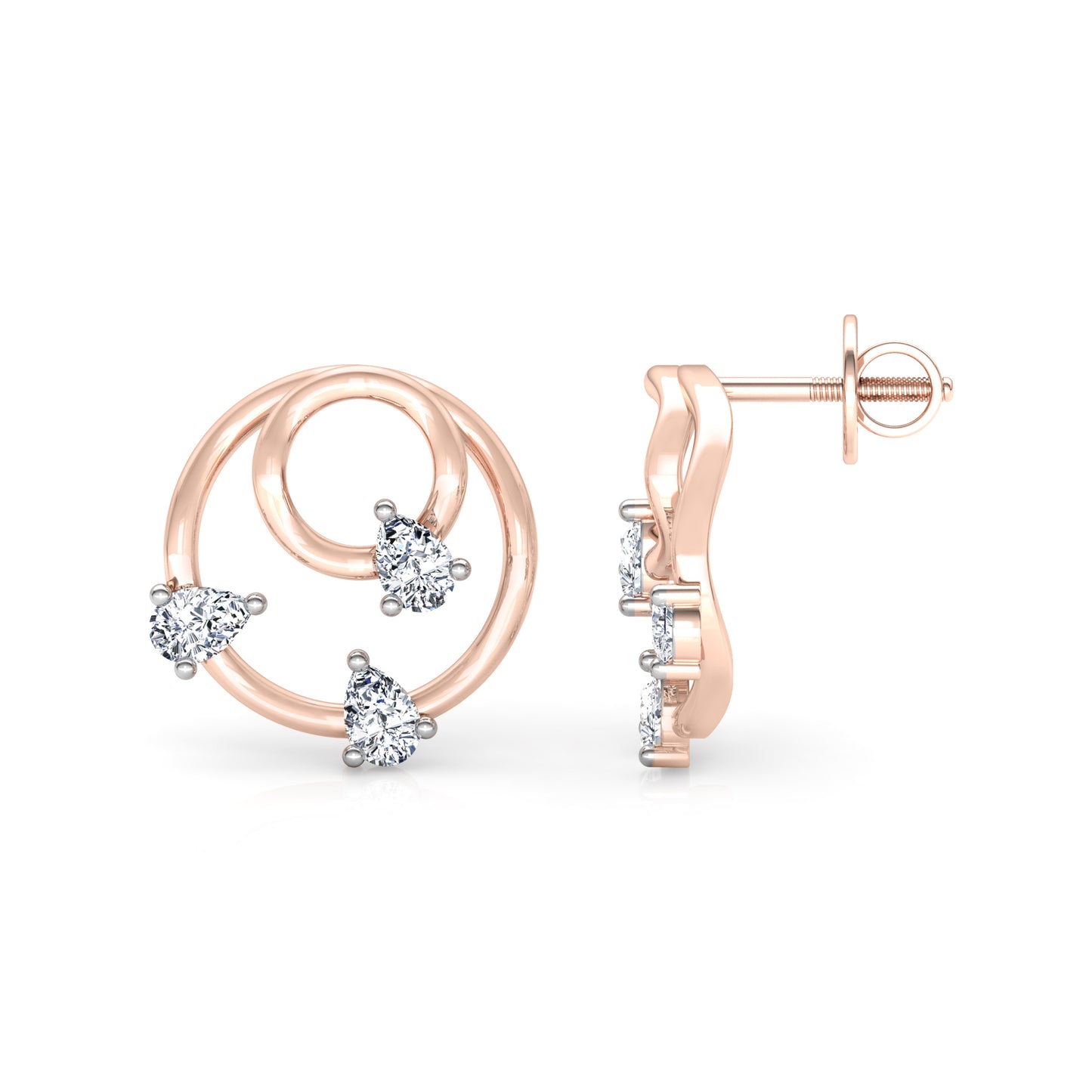 Opulent Orchid Earrings 18K