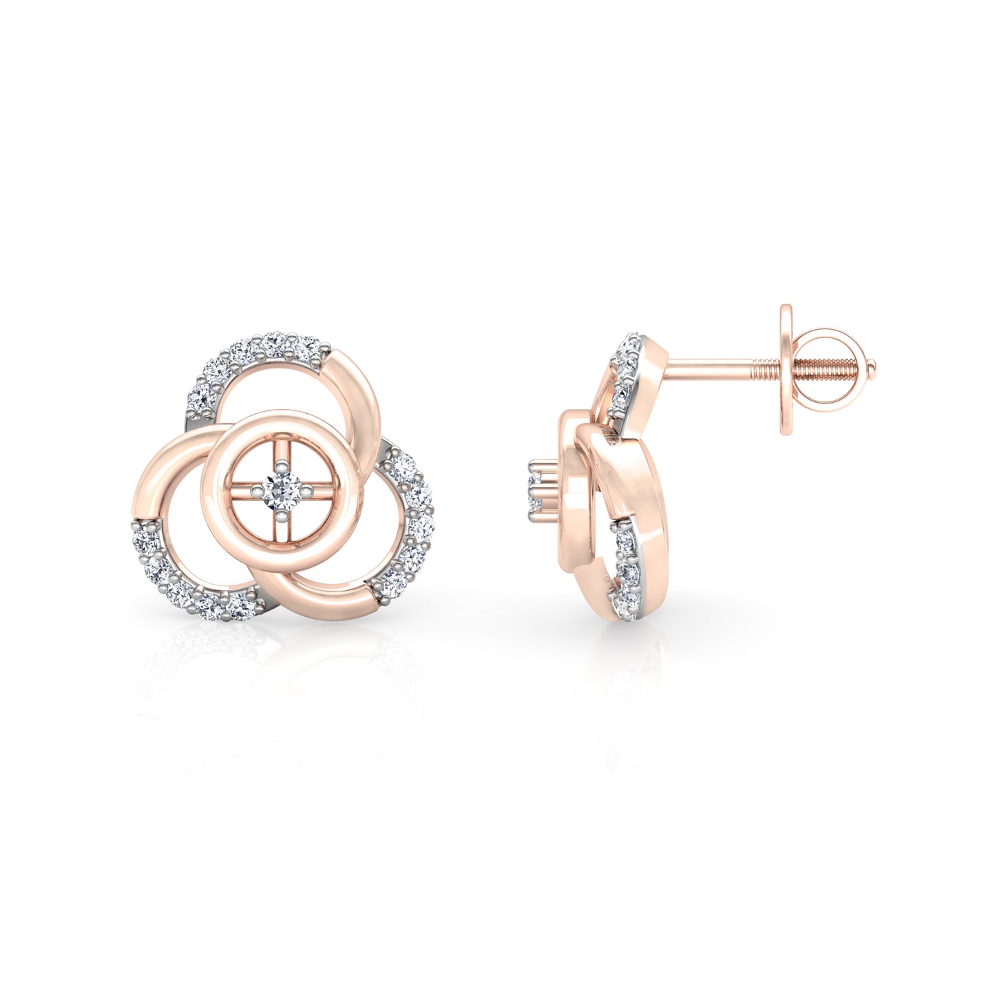 Whispering Waterside Earrings 18K