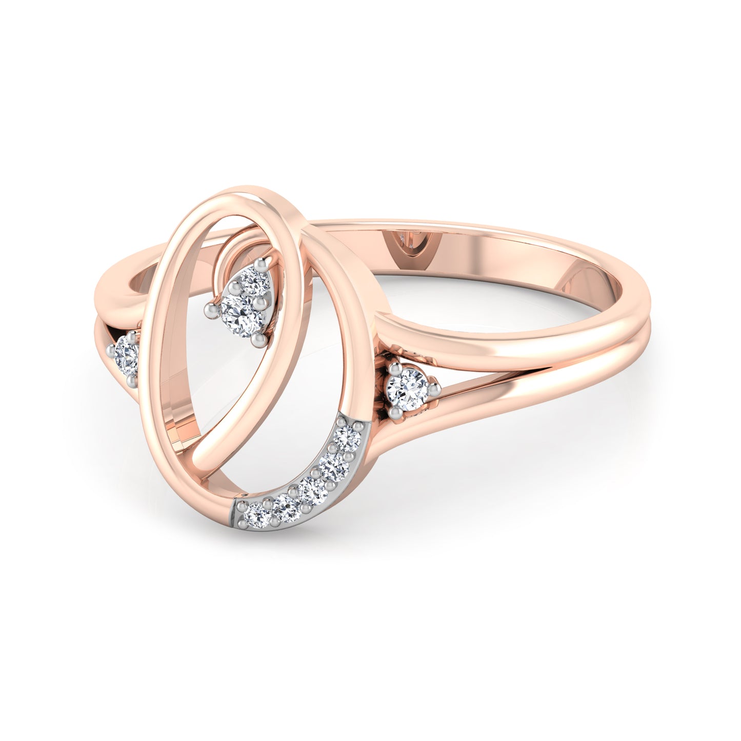 Ember Elegance Extravaganza 18Kt Diamond Ring