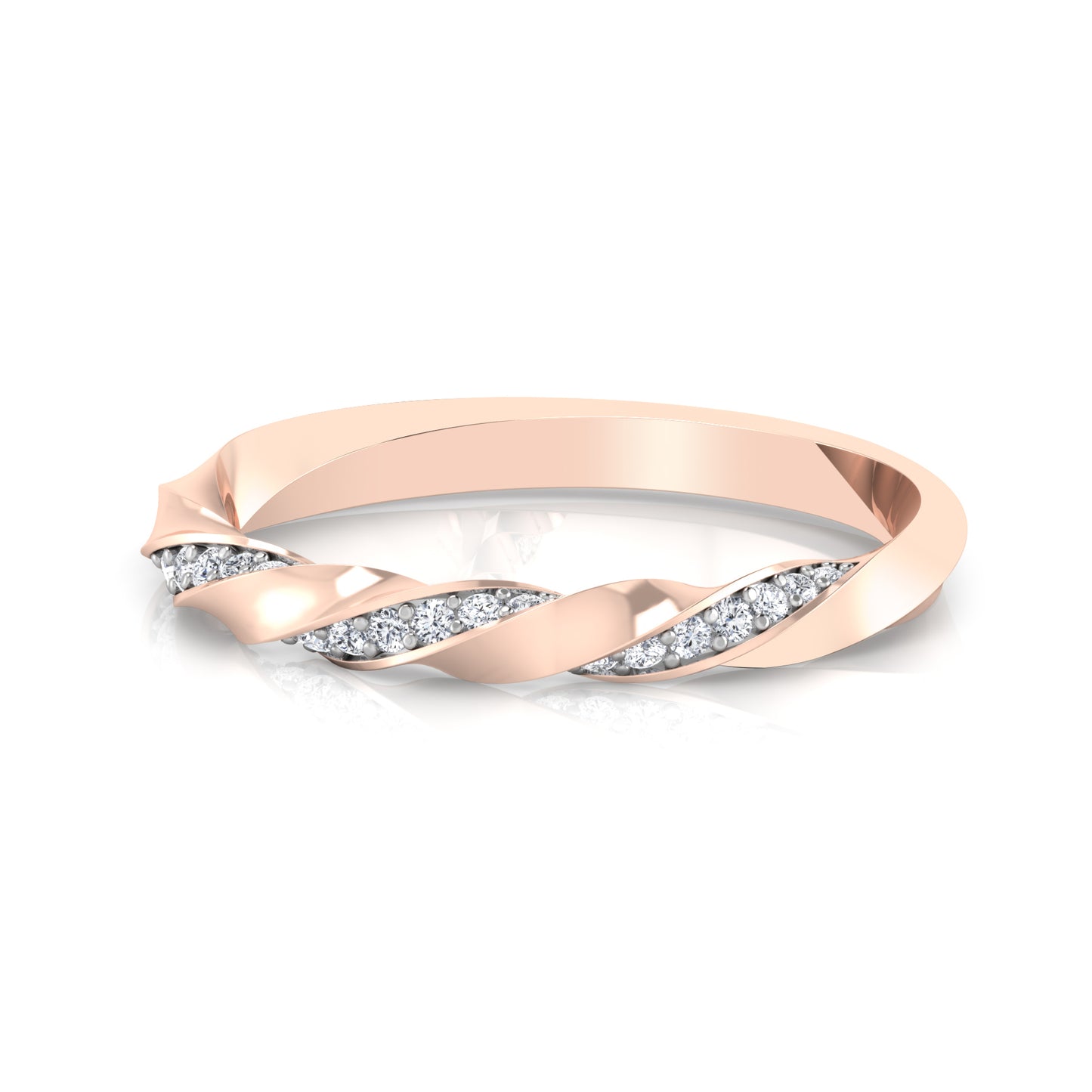 Enigmatic Elegance Enchant 14Kt Diamond Ring