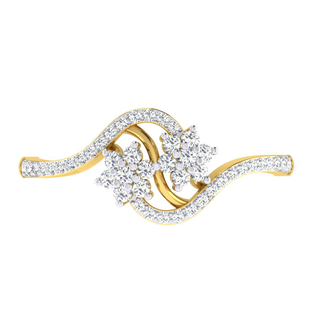 Tranquil Tempest 18Kt Diamond Ring