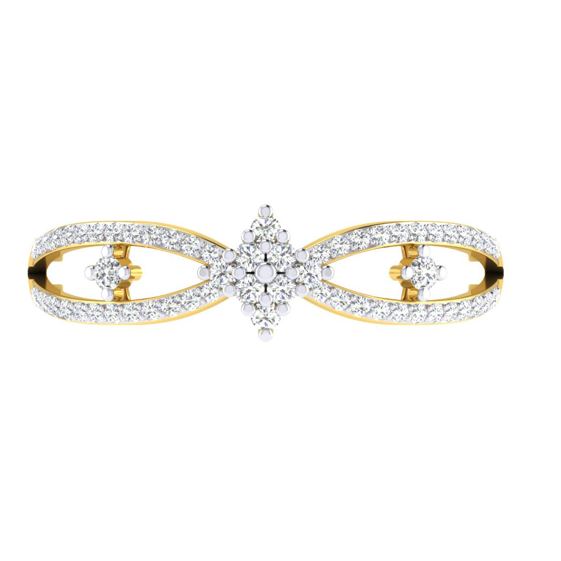 Mystical Midnight Whisper 14Kt Diamond Ring