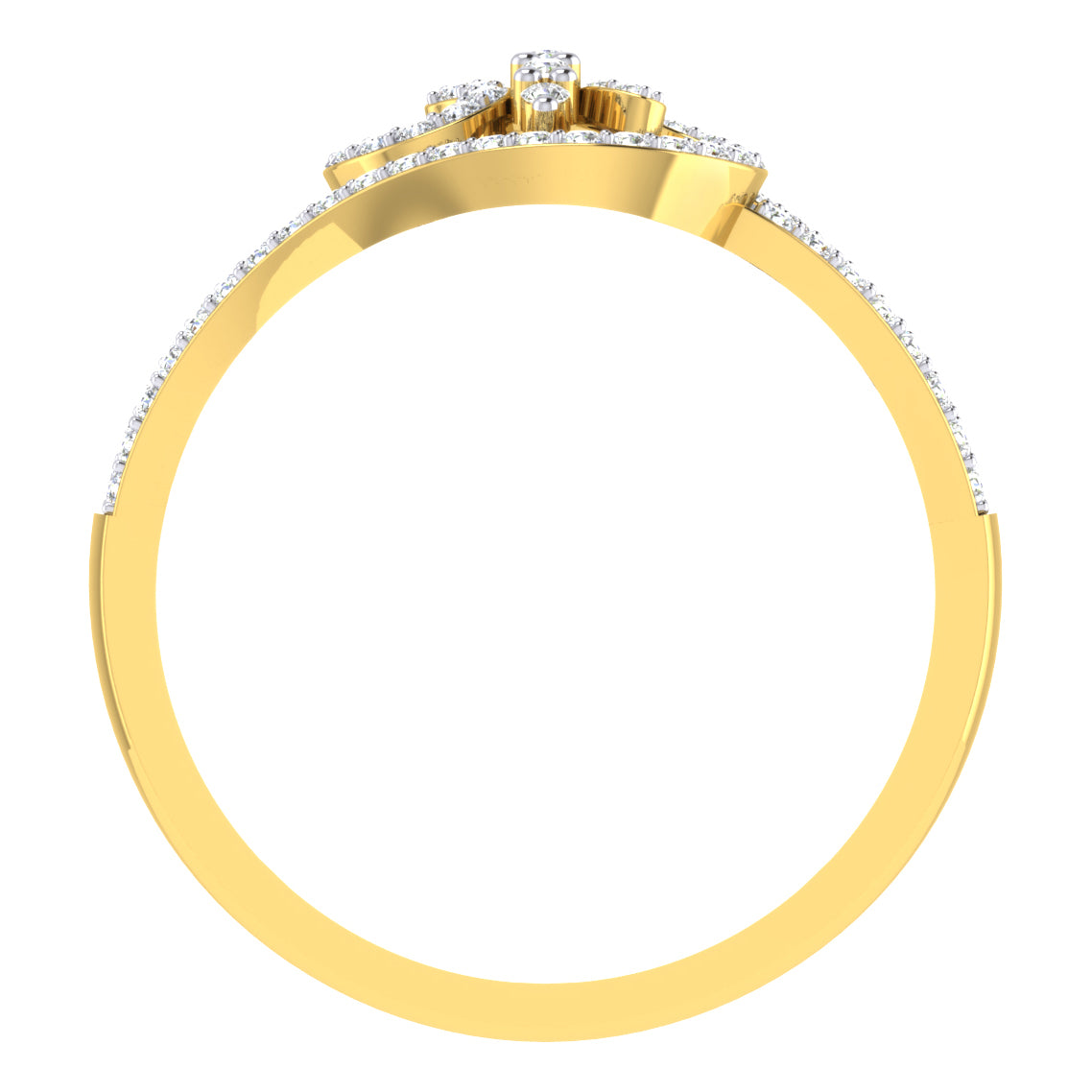 Enigmatic Elegance Ethereal 14Kt Diamond Ring