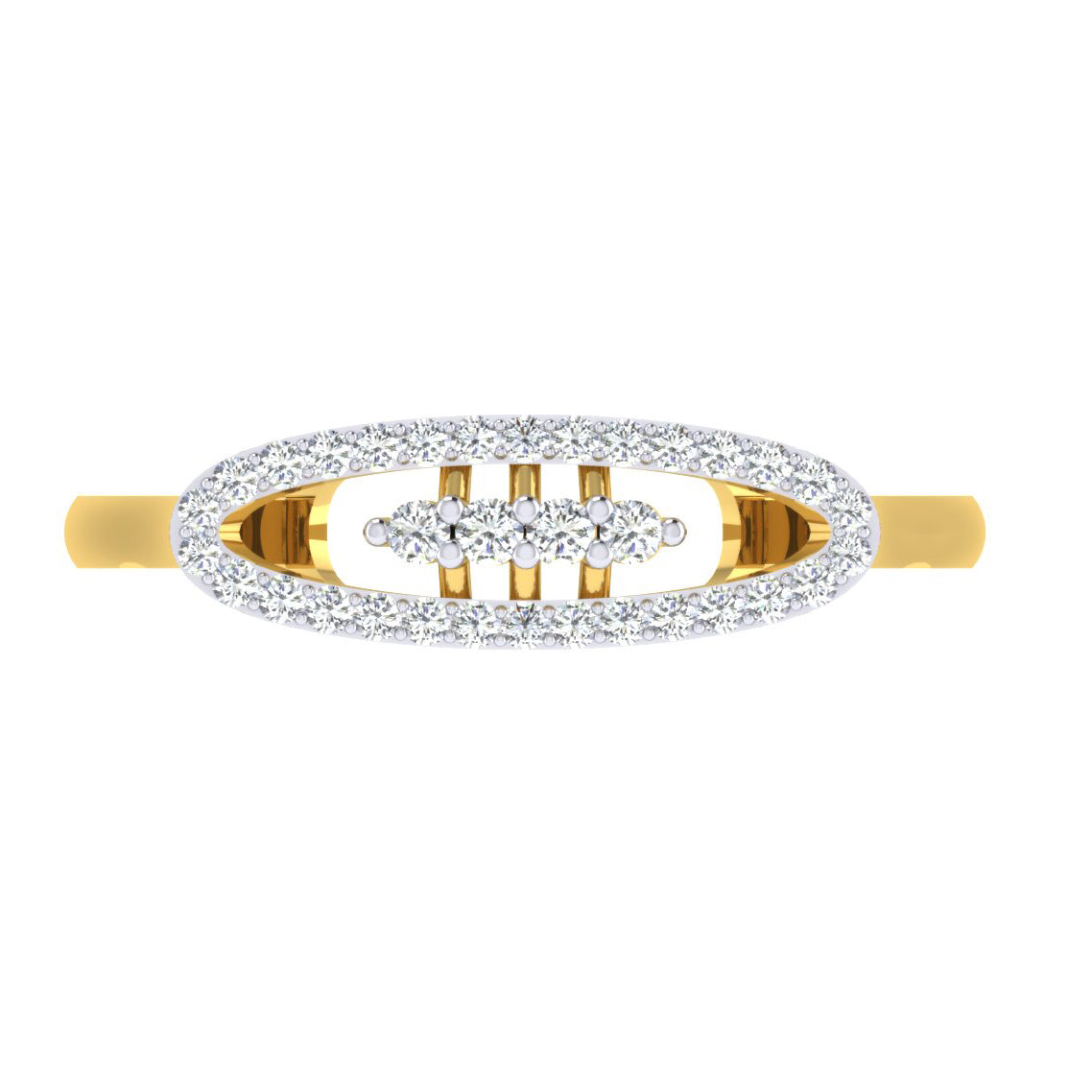 Ethereal Essence Euphoria 18Kt Diamond Ring