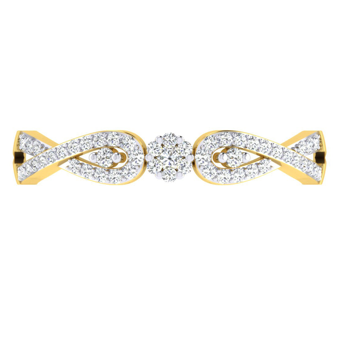 Radiant Rose Radiance 14Kt Diamond Ring
