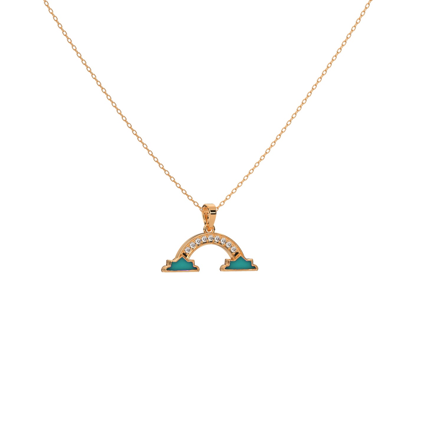 Shimmering Splendor Diamond Necklace 18k