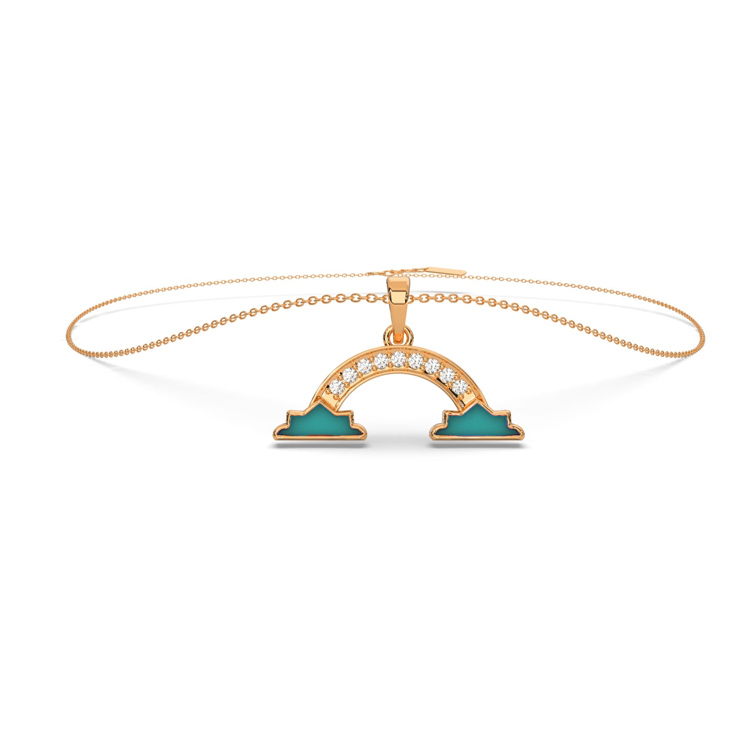 Shimmering Splendor Diamond Necklace 18k