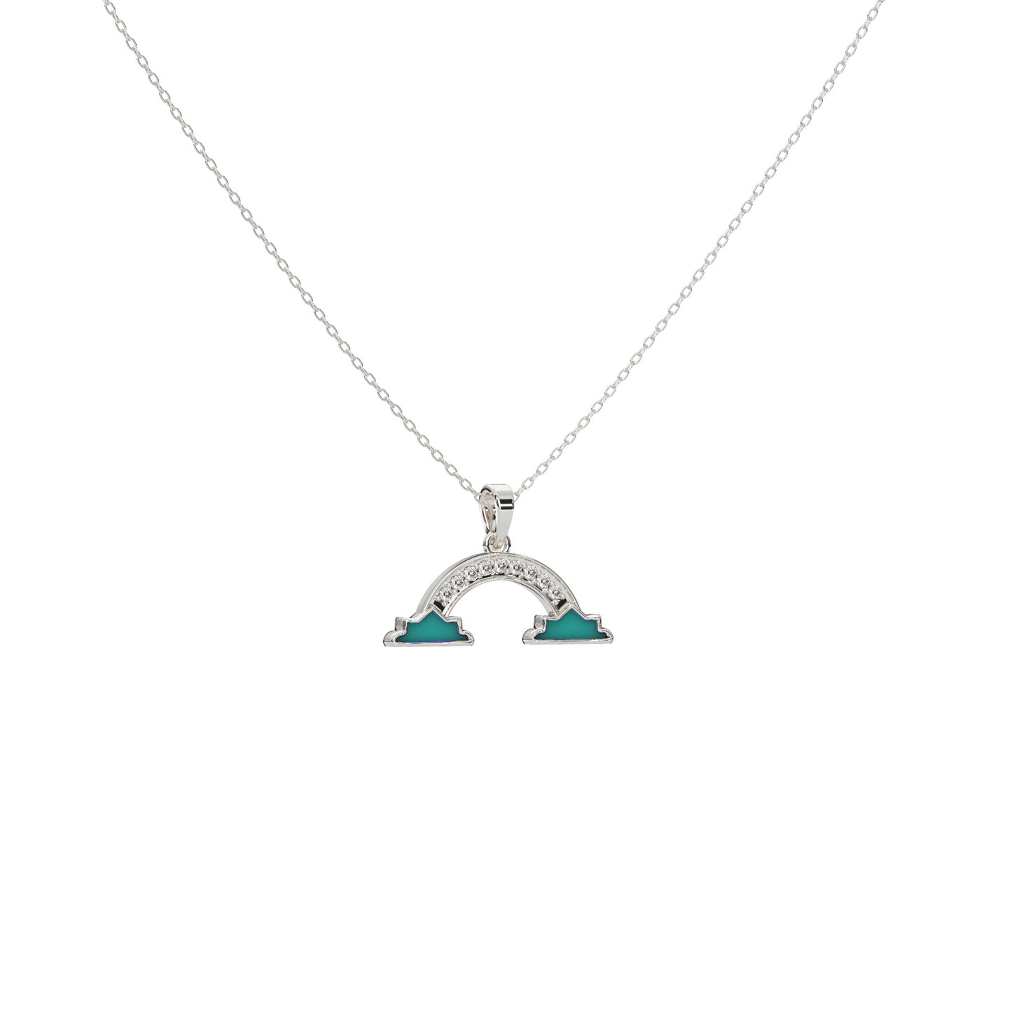 Shimmering Splendor Diamond Necklace 18k