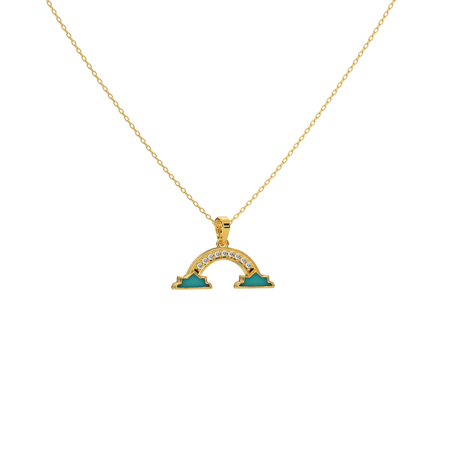 Shimmering Splendor Diamond Necklace 18k