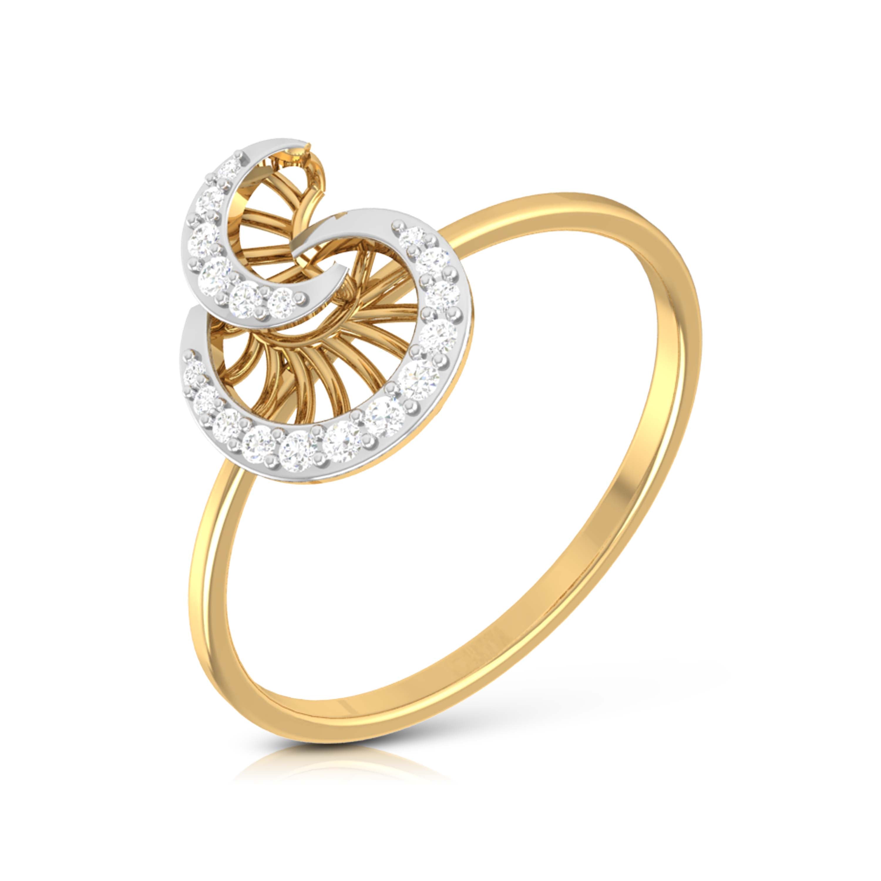 Dazzling Infinity 14Kt Diamond Ring