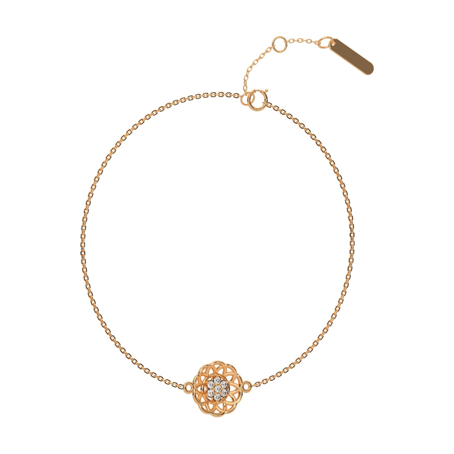 Bedazzling Chain Bracelet 18k