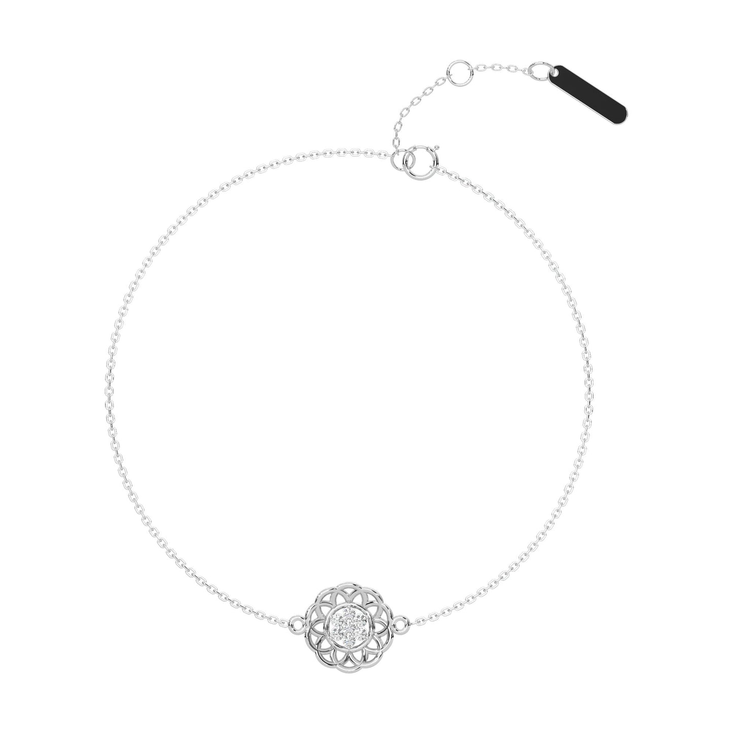 Bedazzling Chain Bracelet 18k