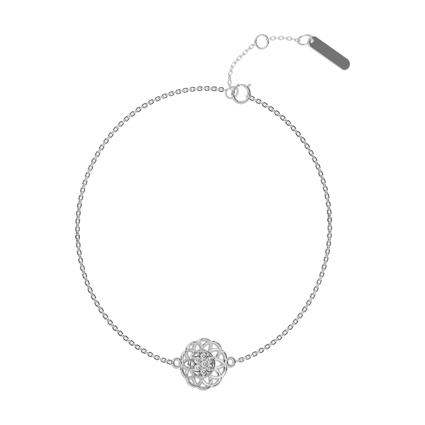 Bedazzling Chain Bracelet 18k