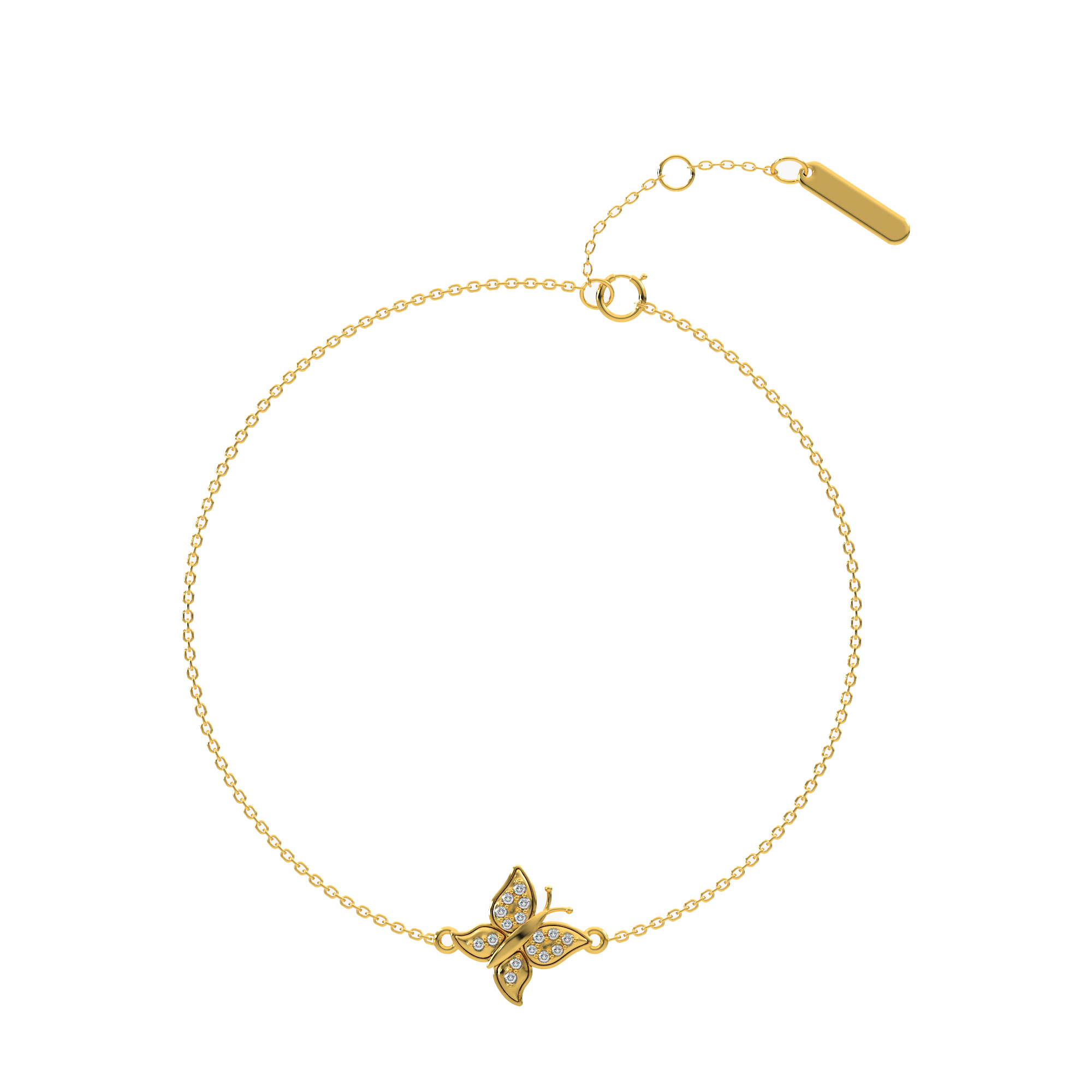 Gleaming Galaxies Chain Bracelet