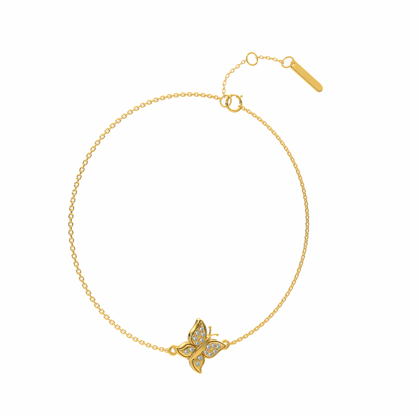 Gleaming Galaxies Chain Bracelet