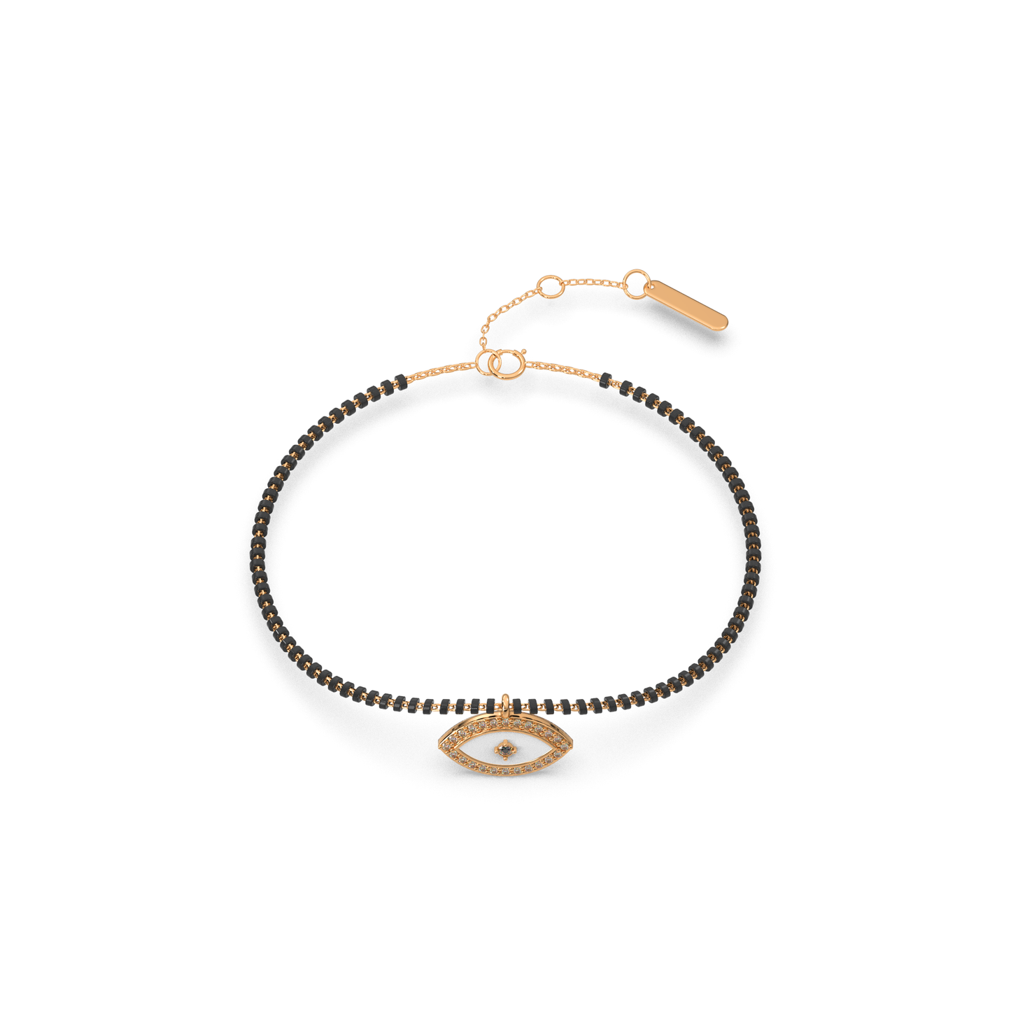 Sparkling Sunset Diamond Chain Bracelet
