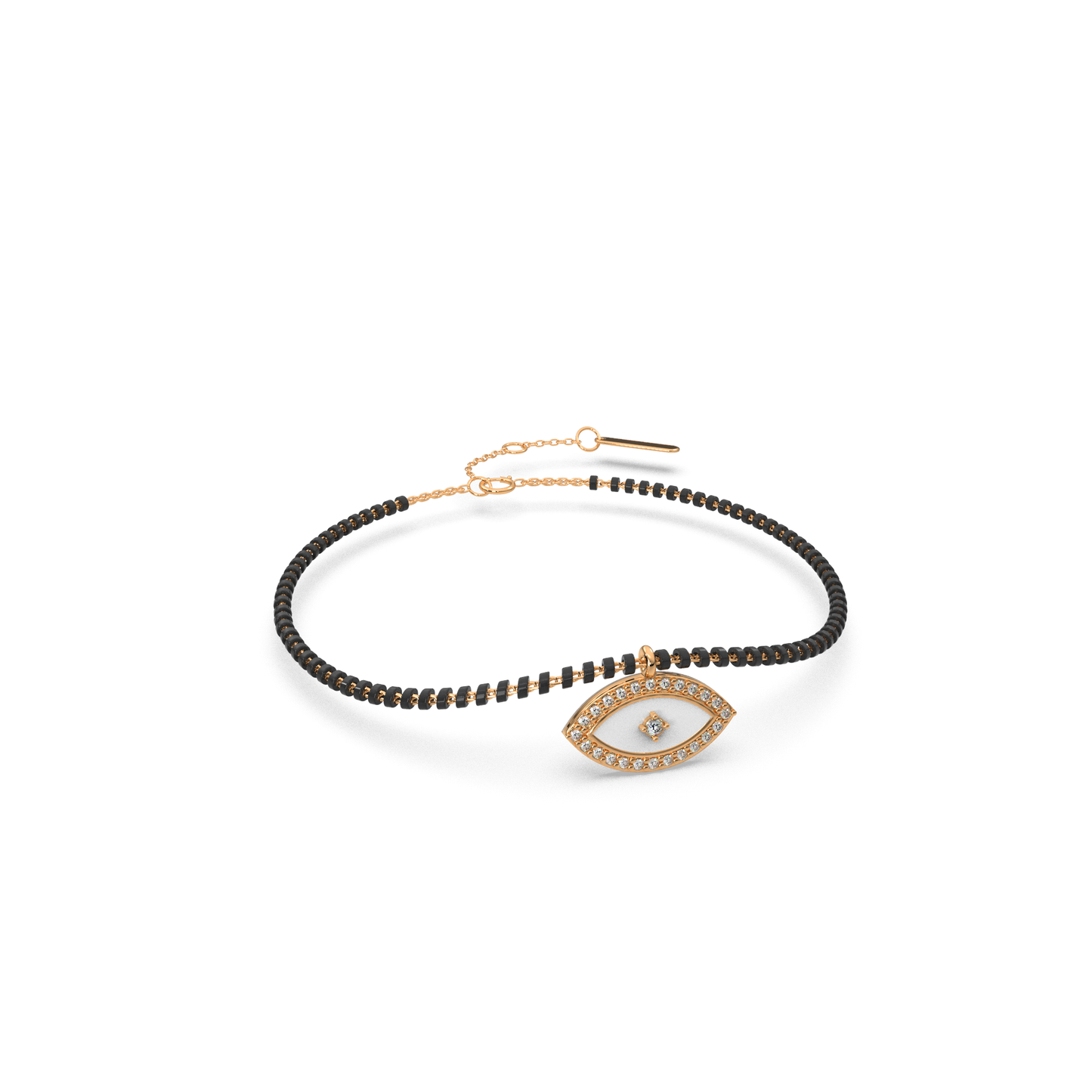 Sparkling Sunset Diamond Chain Bracelet