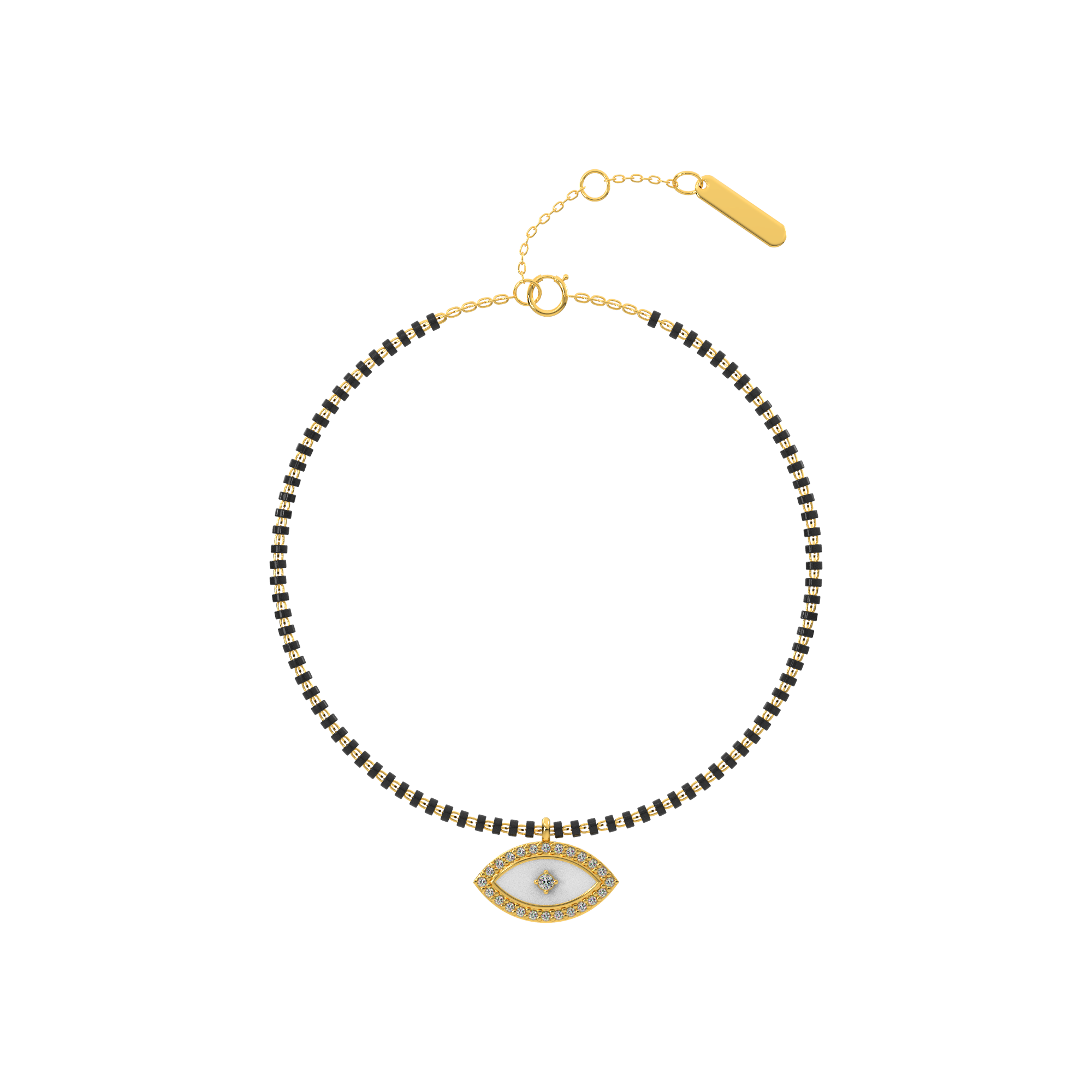 Sparkling Sunset Diamond Chain Bracelet