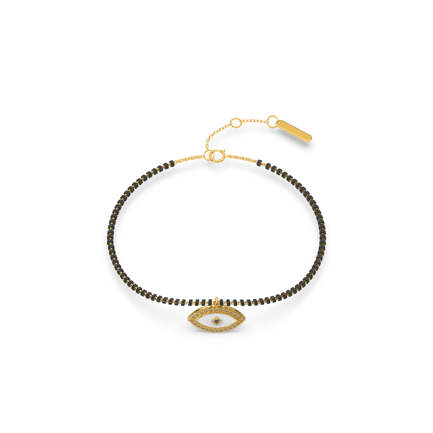 Sparkling Sunset Diamond Chain Bracelet