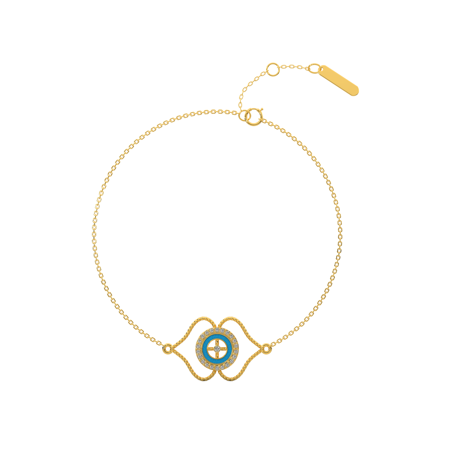 Gleaming Gondola Chain Bracelet 18K