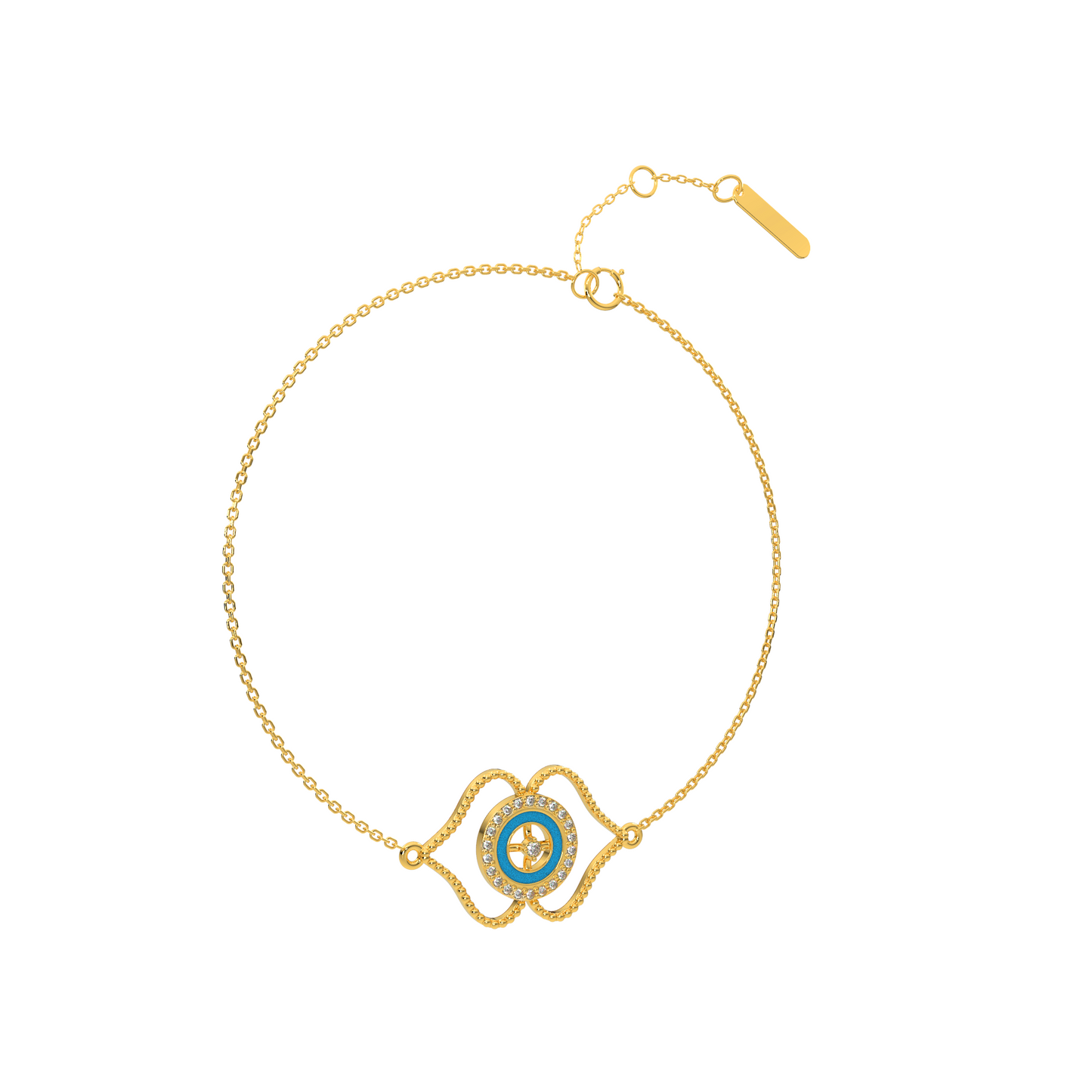 Gleaming Gondola Chain Bracelet 18K