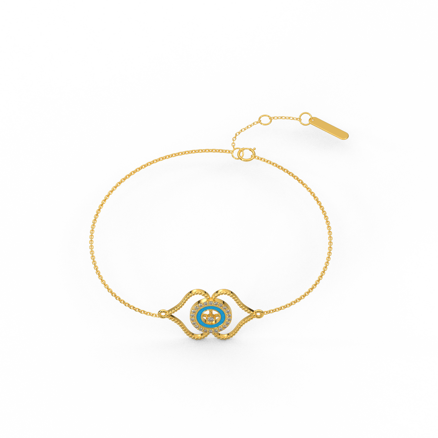 Gleaming Gondola Chain Bracelet 18K