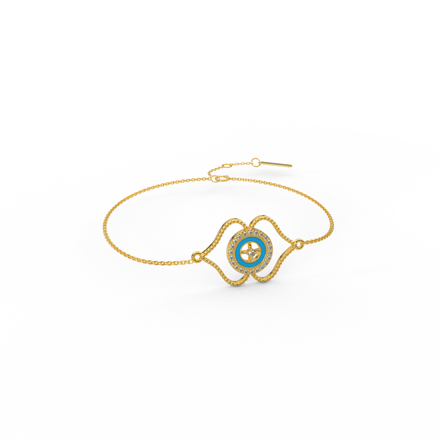 Gleaming Gondola Chain Bracelet 18K