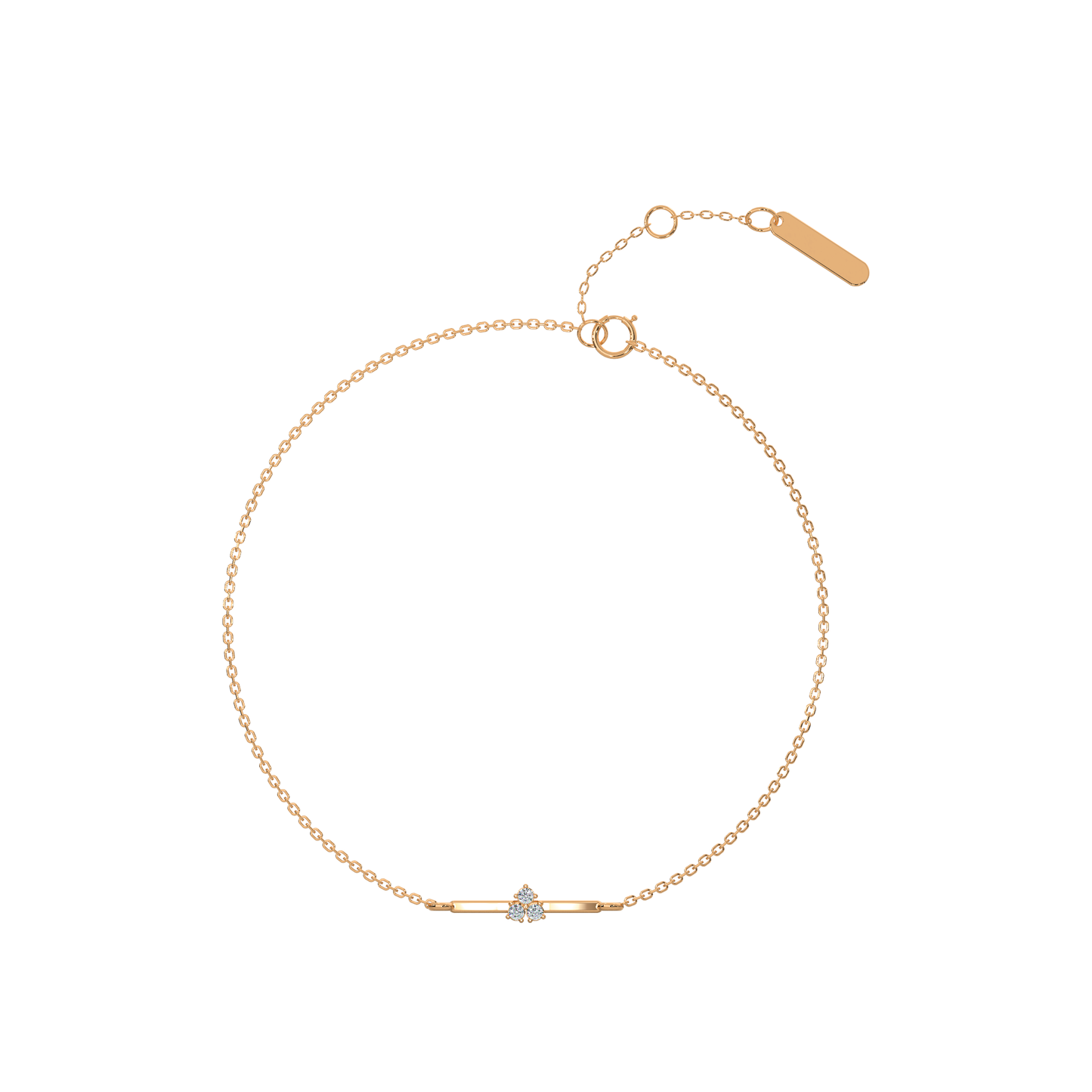 Scintillating Sunlight Diamond Bracelet 18K