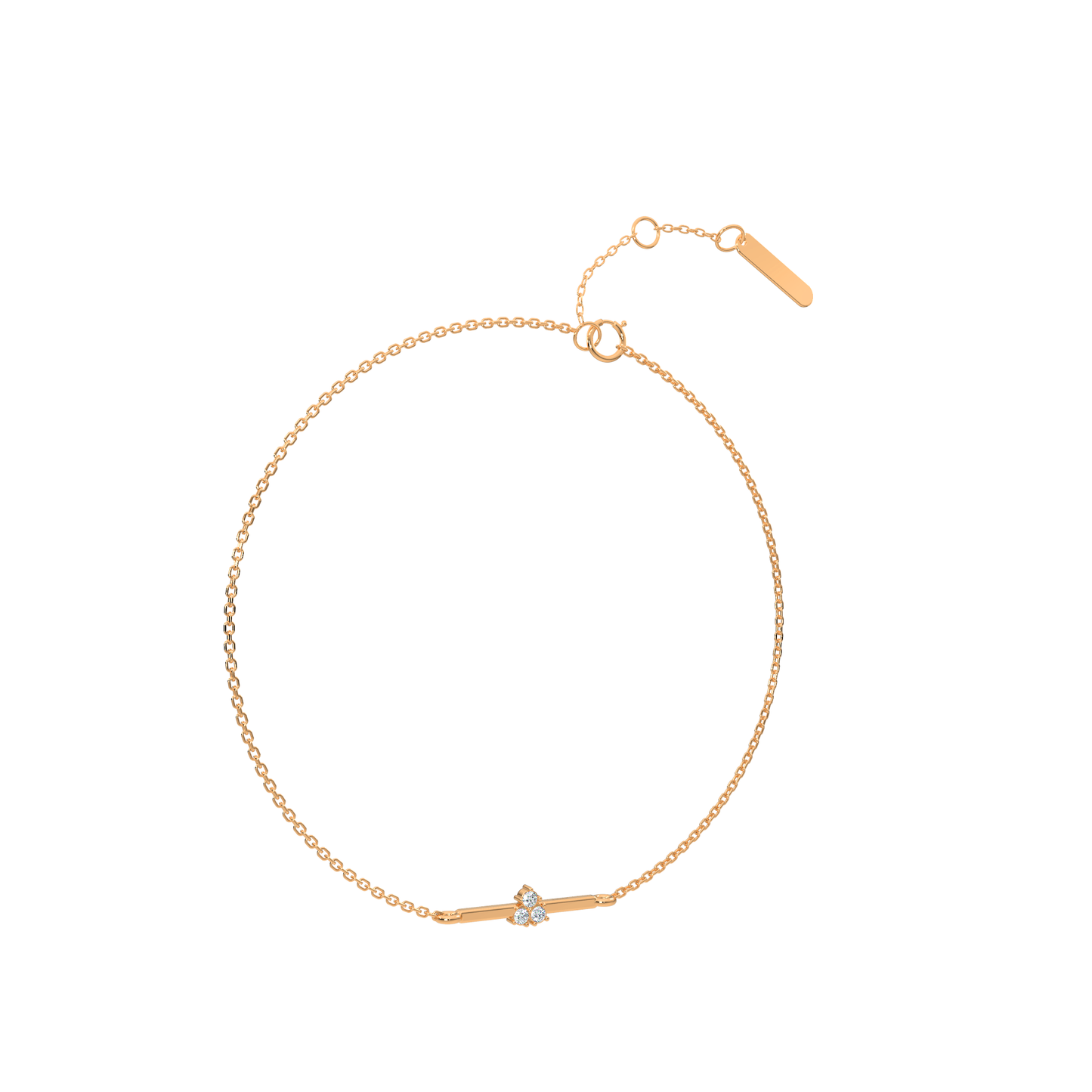 Scintillating Sunlight Diamond Bracelet 18K