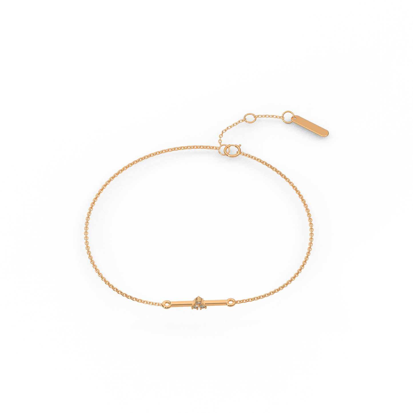 Scintillating Sunlight Diamond Bracelet 18K