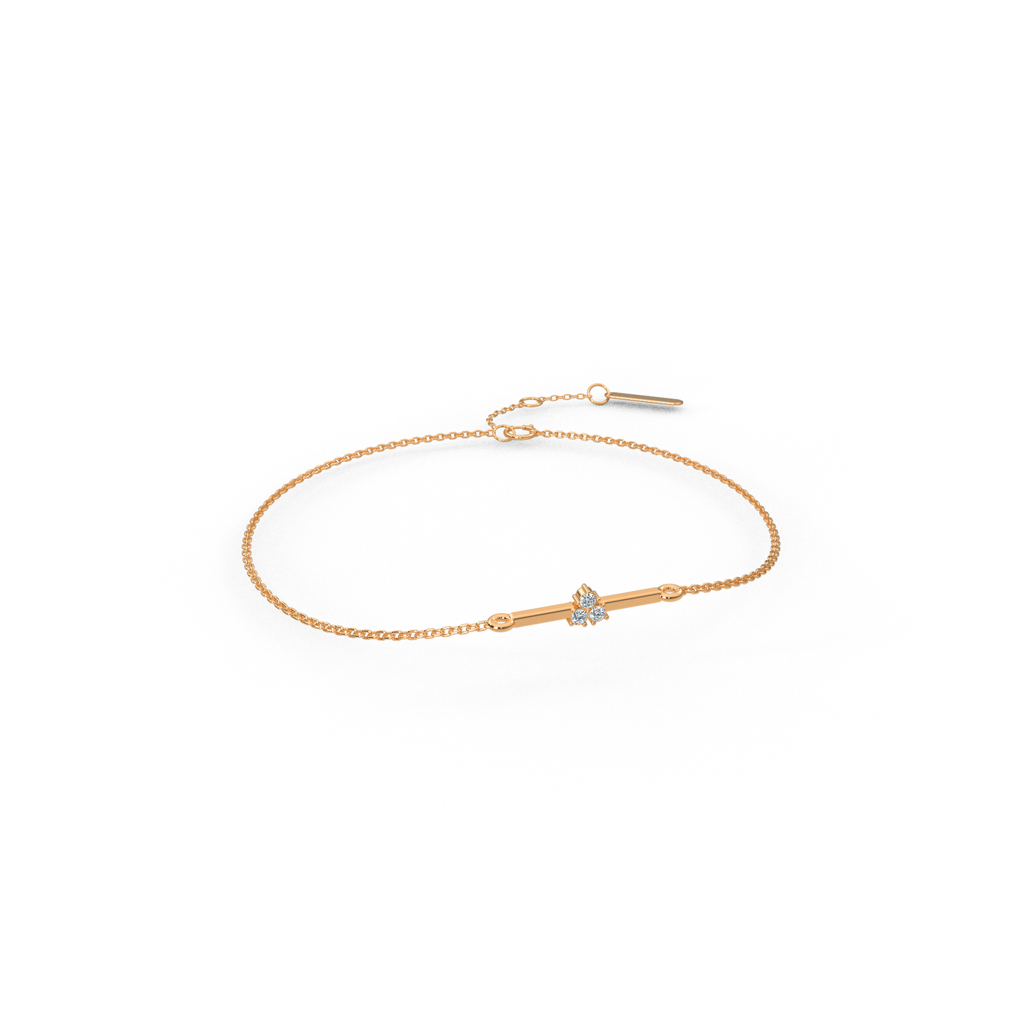 Scintillating Sunlight Diamond Bracelet
