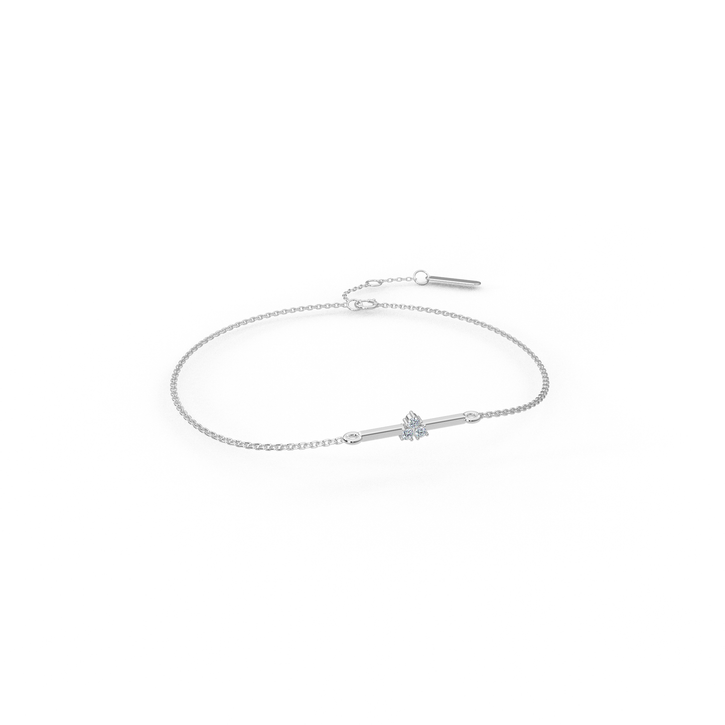 Scintillating Sunlight Diamond Bracelet